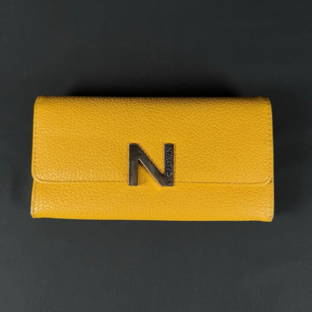 Yellow Women’s Nautica Tri-Fold wallet